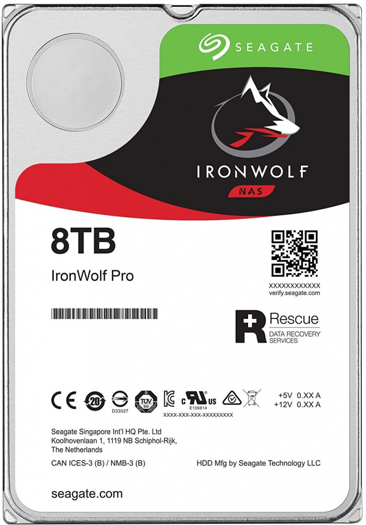 Seagate IronWolf Pro 8TB, ST8000NE001