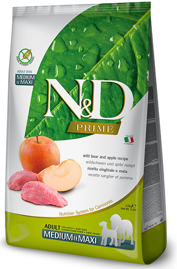 N&D Prime DOG Adult M/L Boar & Apple 24 kg