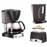 Set Unold 18225 + 28225 + 38225 Silver Wave