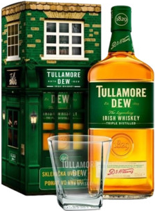 Tullamore Dew 40% 0,7 l (dárkové balení s 1 sklenice)