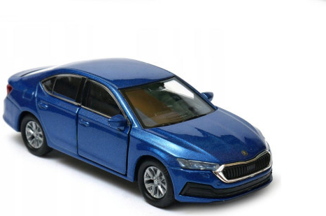 Welly Škoda Octavia IV modrá metalíza 1:38