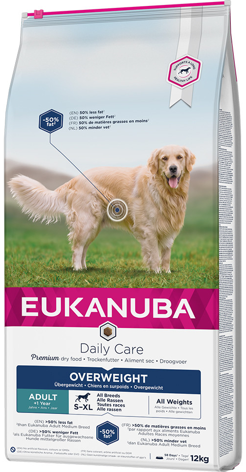 Eukanuba Daily Care Overweight & Sterilised 2 x 12 kg