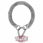 TRIXIE Třířadý řetízkový polostahovací obojek