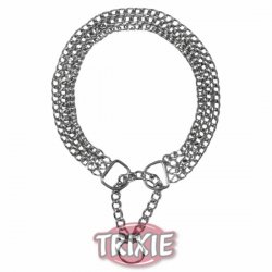 TRIXIE Třířadý řetízkový polostahovací obojek