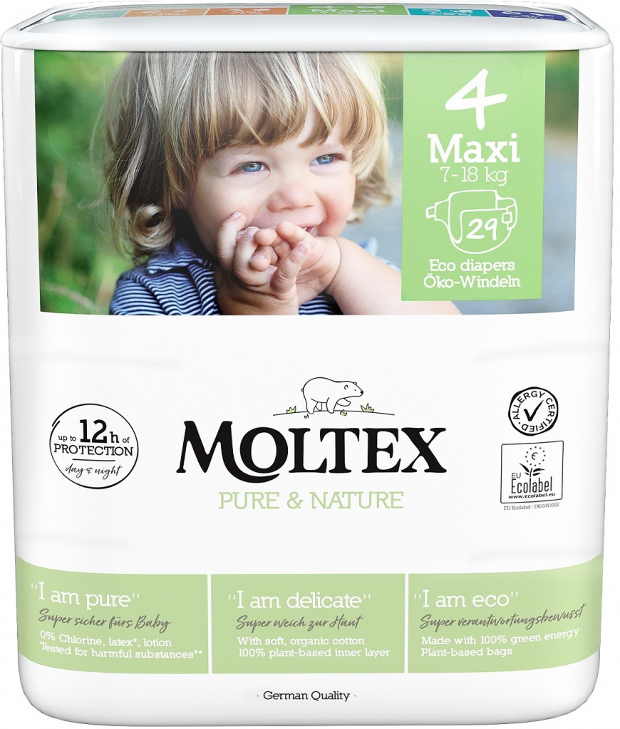 Moltex Pure & Nature 4 Maxi 7-14 kg 29 ks