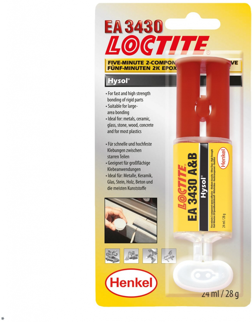 LOCTITE EA 3430 rychlý epoxid 24g transparentní