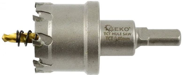 GEKO Korunkový vrták do kovu TCT, 40mm G39687