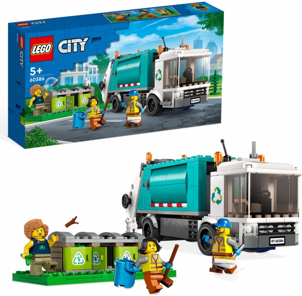 LEGO® City 60386 Popelářský vůz