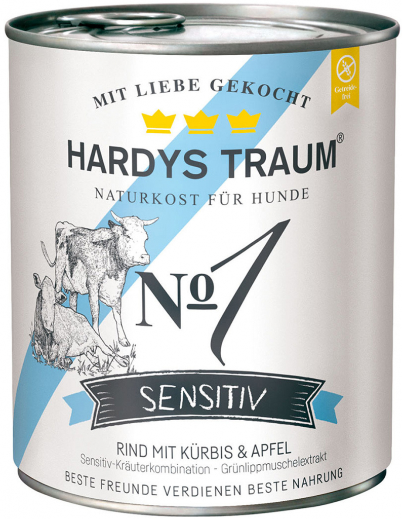 Hardys Traum Sensitiv No. 1 s hovězím masem 6 x 800 g