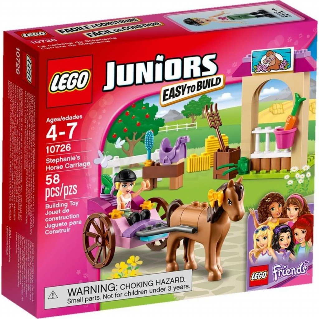 LEGO® Juniors 10726 Stephanie a kočár s koníkem