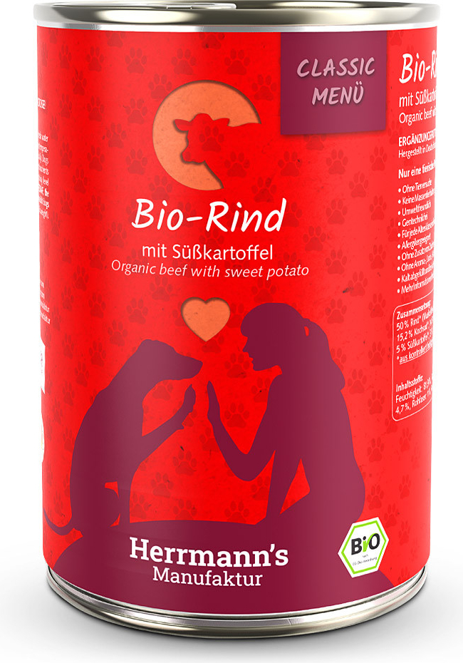 Herrmann\'s Bio Hovězí maso s batáty 400 g