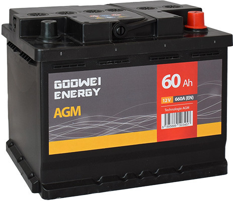 GOOWEI ENERGY 12V 60Ah 660A AGM60