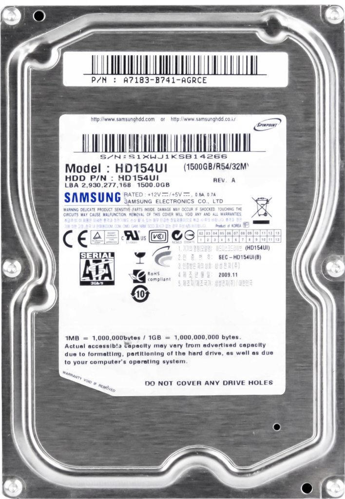 Samsung 1500GB SATA II 3,5\