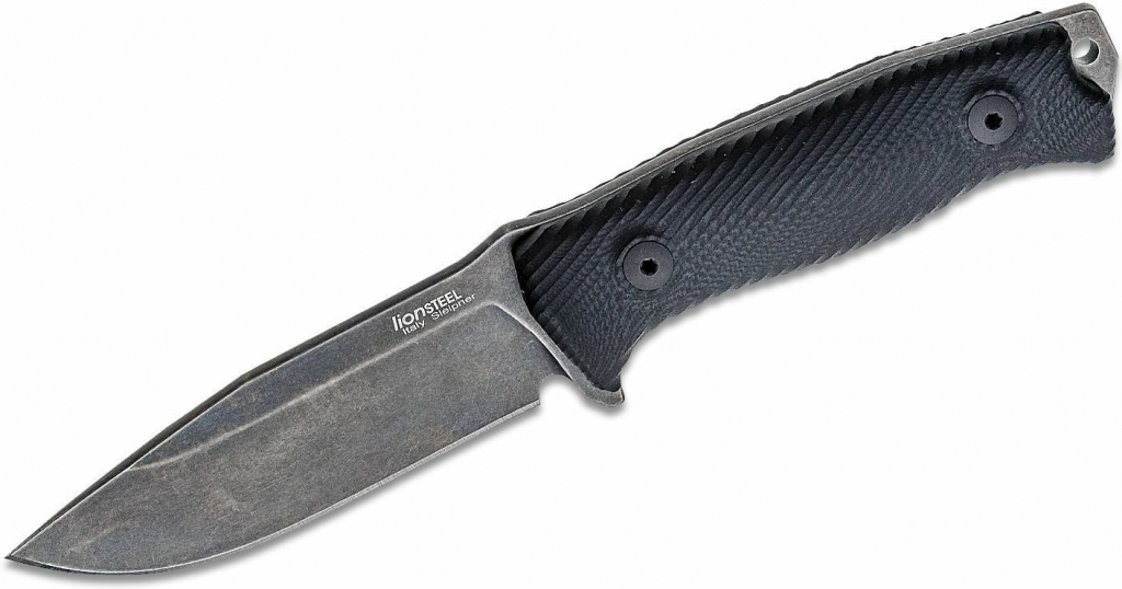 Lionsteel Fixed knife knife SLEIPNER PVD+SW M5B G10