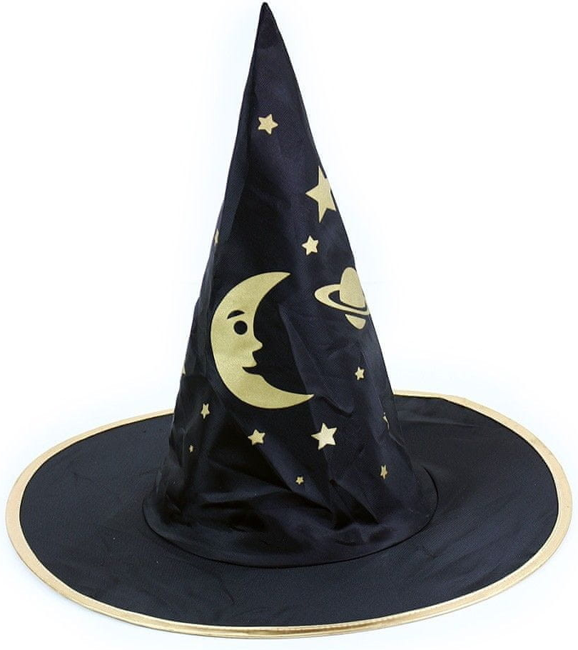 RAPPA čaroděj čarodějnice s pláštěm + kloboukem / HALLOWEEN