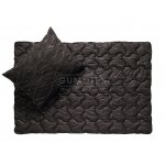 Přikrývka Metallic Black 220x135