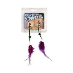 Feather Nipple Clip Purple