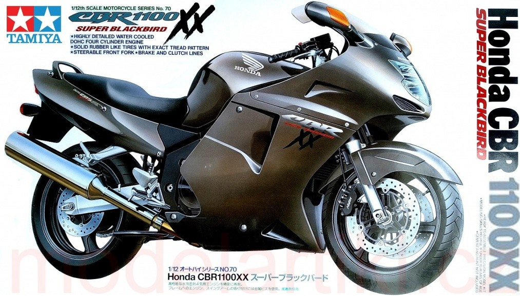 Tamiya Honda CBR 1100XX Super bird černá 1:12