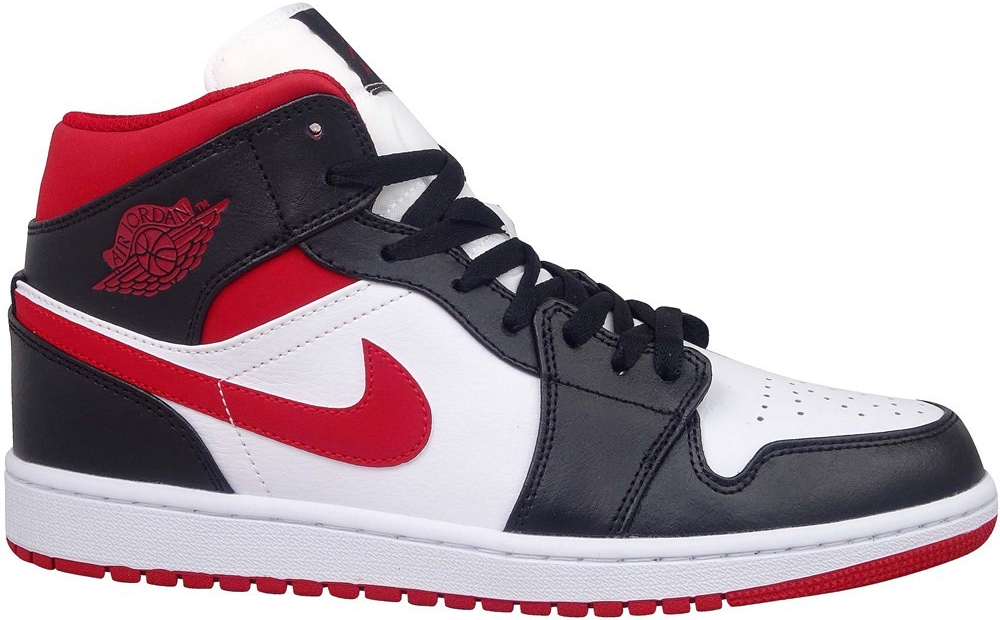 Nike Jordan 1 Mid Gym Red Black White