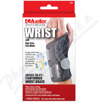 Mueller Adjust-To-fit Wrist Brace ortéza na zápěstí levá ruka