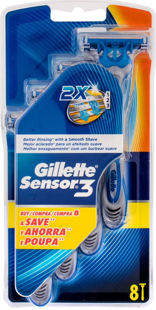 Gillette Sensor3 8 ks