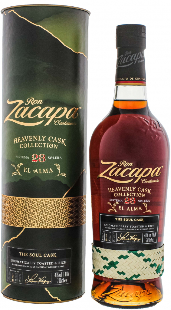 Ron Zacapa Heavenly cask collection El Alma 23y 40% 0,7 l (tuba)