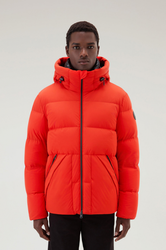 Woolrich Sierra Supreme Down Jacket červená