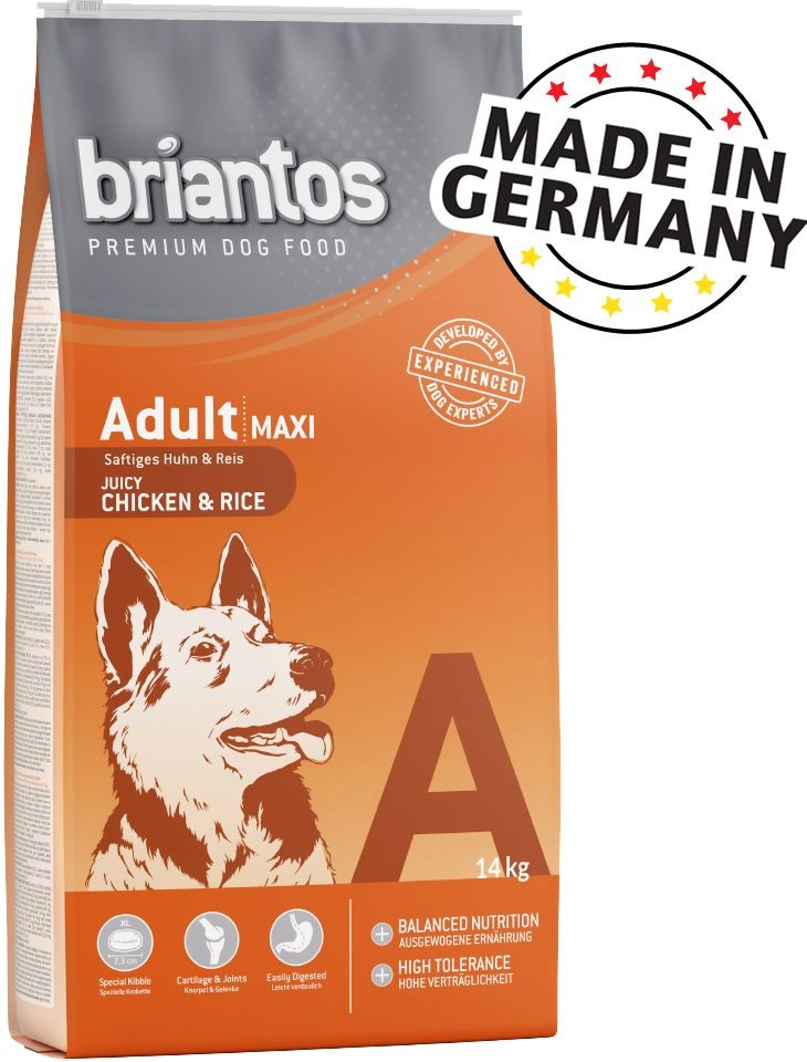 Briantos Adult Maxi kuřecí s rýží 14 kg