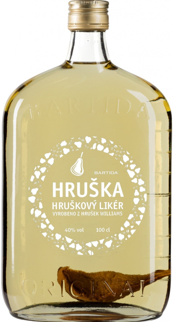 Bartida Hruška 40% 1 l (holá láhev)