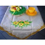 Ubrus velikonoční 85x85 velikonoční 2221