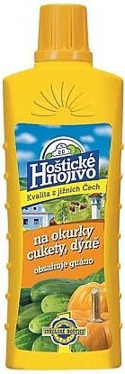 Nohelgarden Hnojivo HOŠTICKÉ na okurky, cukety, dýně s guánem 500 ml