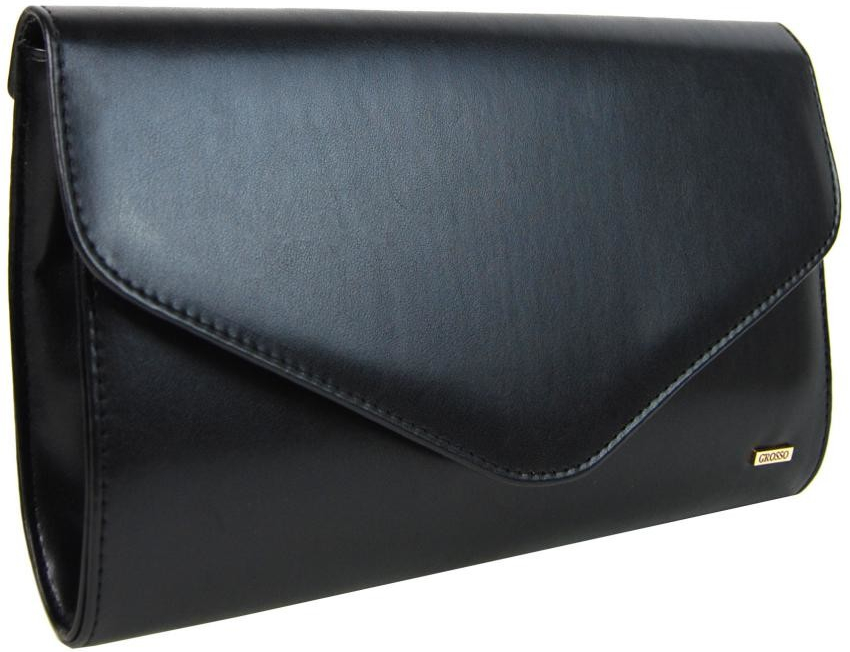 Grosso matná společenská Clutch kabelka SP102 černá