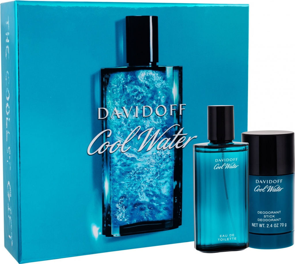 Davidoff Cool Water pro muže EDT 75 ml + deostick 75 ml dárková sada