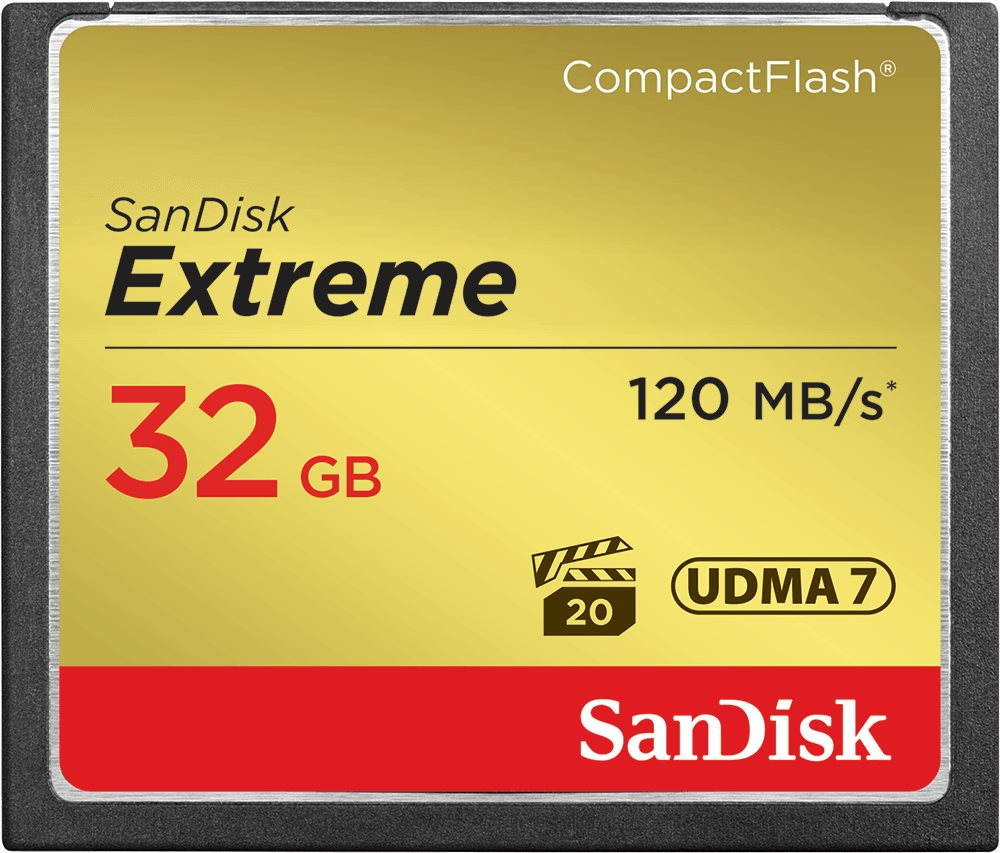 SanDisk CompactFlash Extreme 32 GB UDMA7 SDCFXSB-032G-G46