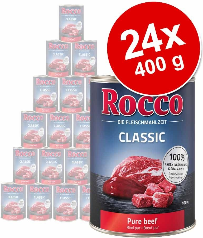 Rocco Classic Čisté hovězí 24 x 400 g