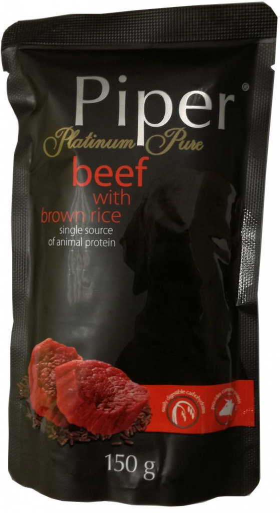 Piper Platinum Pure Beef with Brown Rice 150 g