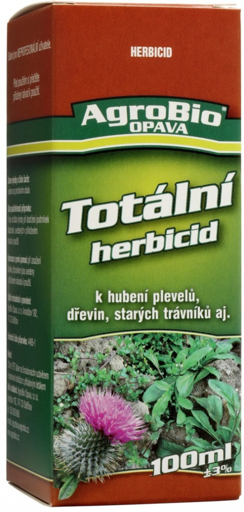 AgroBio Totální herbicid proti širokému spektru plevelů 100 ml