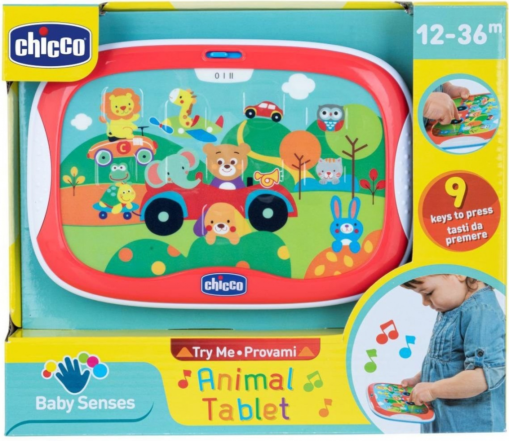 Chicco Dětský tablet 19 cm x 13 cm