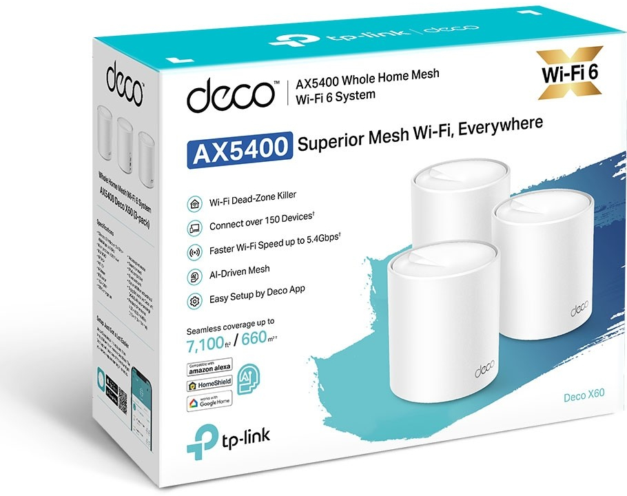 TP-Link Deco X60 V3.20, 3ks