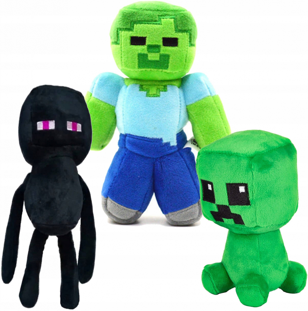 MINECRAFT 3x CREEPER ZOMBIE ENDERMAN 3v1