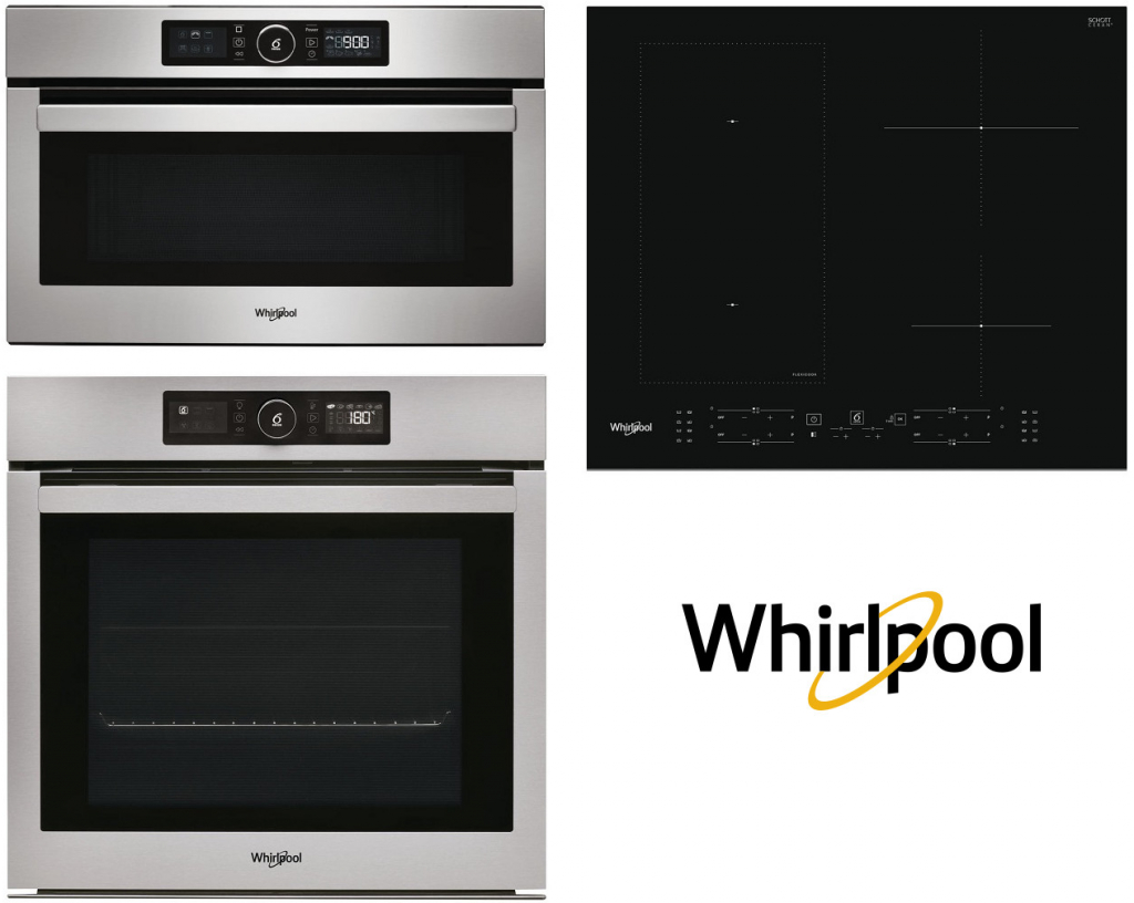 Set Whirlpool OAKZ9 6200 CS IX + AMW 730 IX + WL B1160 BF