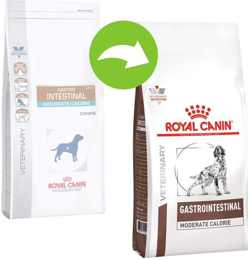 Royal Canin Veterinary Diet Dog Gastrointestinal Moderate Calorie 2 x 15 kg