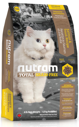 Nutram T24 Total Grain Free Salmon Trout Cat 1,13 kg
