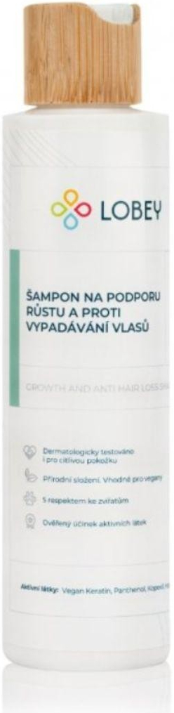 Lobey Šampon na podporu růstu a proti vypadaní vlasů 200 ml