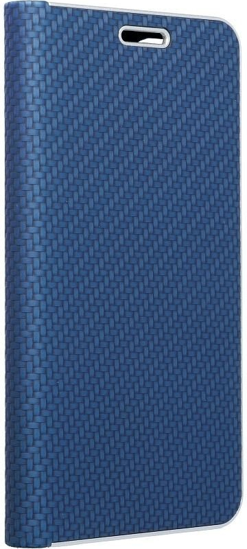 Pouzdro Forcell Luna Book Carbon Samsung Galaxy S21 FE modré