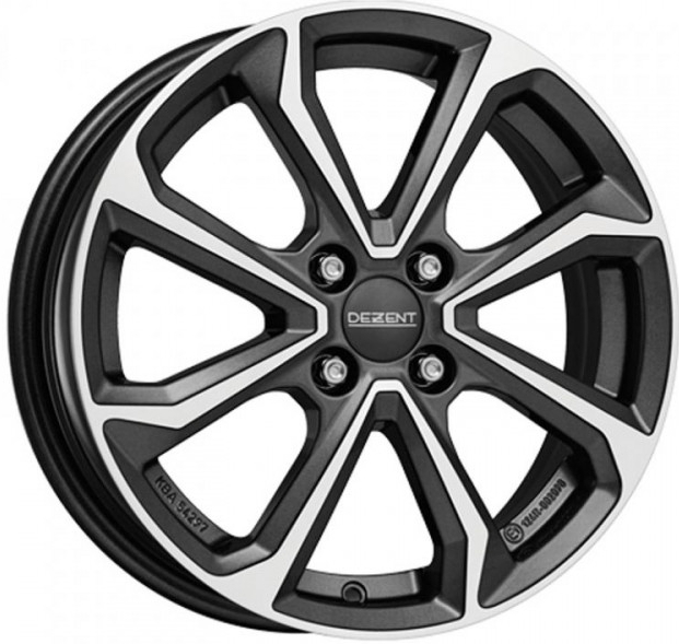 Dezent KT 6x15 4x100 ET46 gunmetal polished