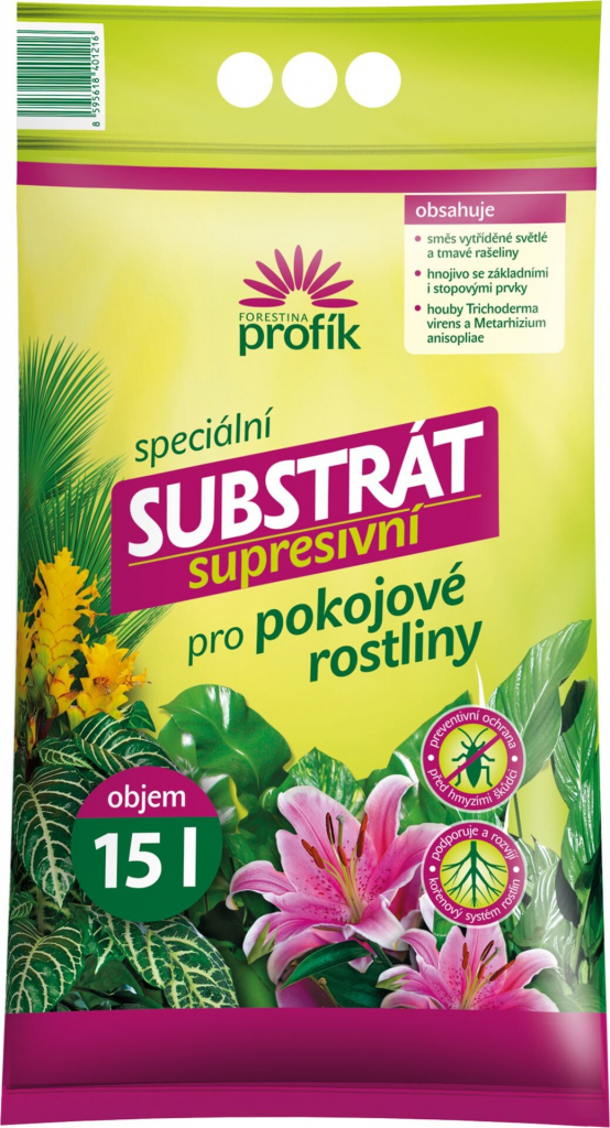 Forestina Profík Supresivní substrát pro pokojové rostliny 15 l