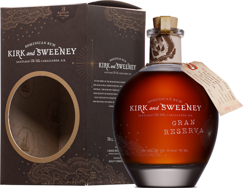 Kirk and Sweeney Gran Reserva 40% 0,7 l (holá láhev)