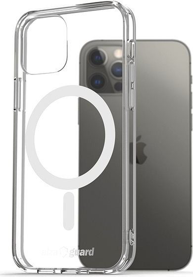AlzaGuard Crystal Clear TPU Case Compatible with Magsafe iPhone 12 / 12 Pro