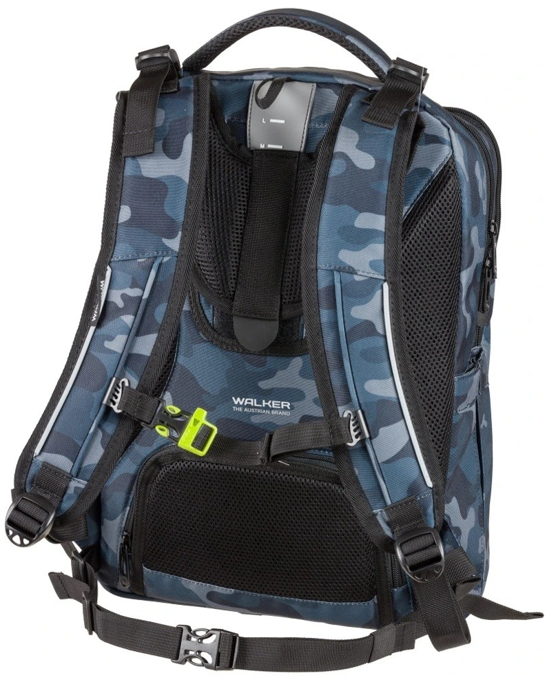 Walker batoh Elite Wizzard Grey/Blue Camouflage 34 l